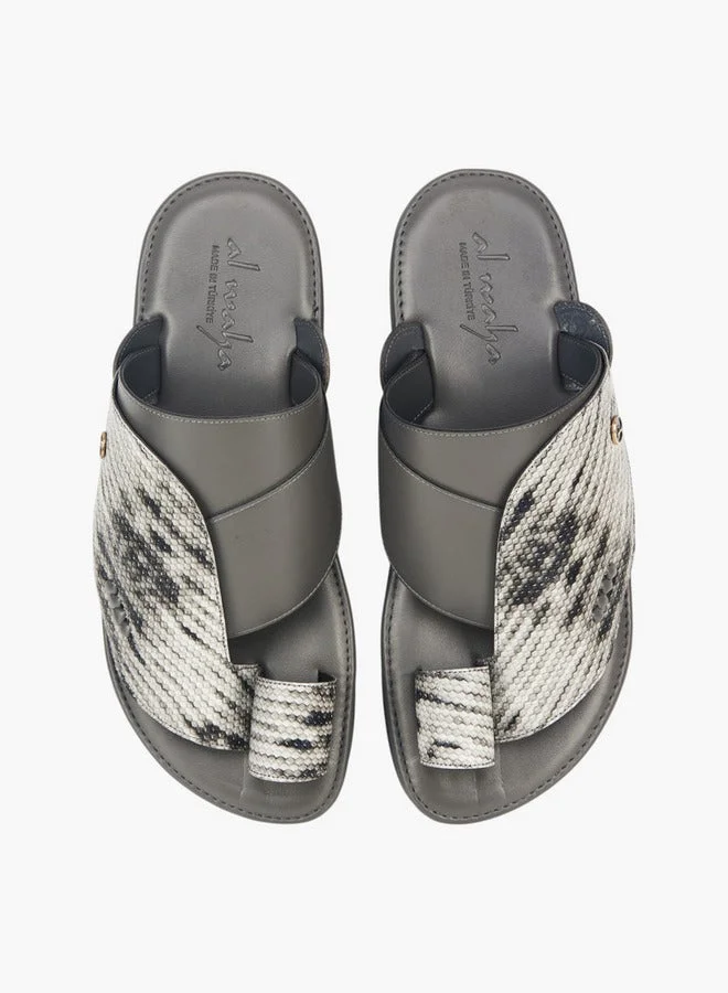 Al Waha Men's Arabic Sandals with Toe Loop - Ramadan Collection