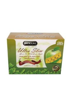 Ultra Slim Ultra Slim tea, green tea with green apple, 12 bags 
