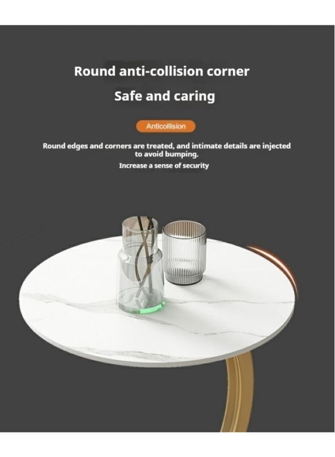 طاولة جانبية لطاولة الأريكة طاولة مستديرة صغيرة لطاولة التلفاز طاولة بجانب الأريكة طاولة صغيرة لغرفة المعيشة وطاولة جانبية لغرفة المعيشة أو غرفة النوم - Image 5