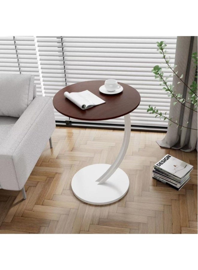 طاولة جانبية لطاولة الأريكة طاولة مستديرة صغيرة لطاولة التلفاز طاولة بجانب الأريكة طاولة صغيرة لغرفة المعيشة وطاولة جانبية لغرفة المعيشة أو غرفة النوم - Image 1