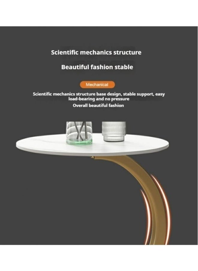 طاولة جانبية لطاولة الأريكة طاولة مستديرة صغيرة لطاولة التلفاز طاولة بجانب الأريكة طاولة صغيرة لغرفة المعيشة وطاولة جانبية لغرفة المعيشة أو غرفة النوم - Image 4