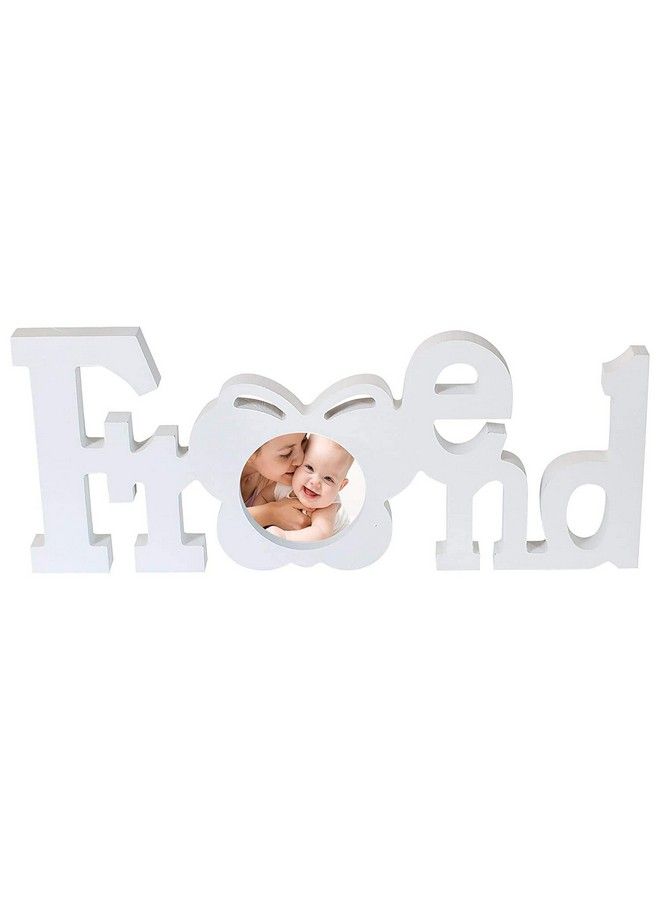 BABIES BLOOM White Wooden Baby Photo Frame Collection (Friend)  - Image 2