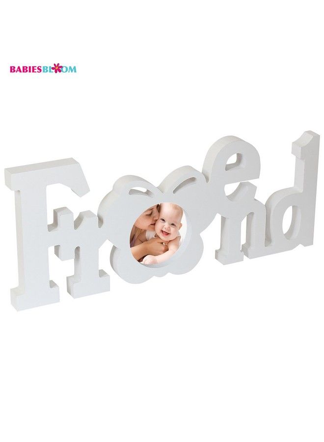 BABIES BLOOM White Wooden Baby Photo Frame Collection (Friend)  - Image 3