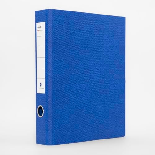 COMMA Abaca – 2D Ring Binder File – A4 Size – 40mm (1.5inch) Nickel Plated Clip with Gripper Lock – Pack of 2 – (Navy Blue + Red) - Image 3