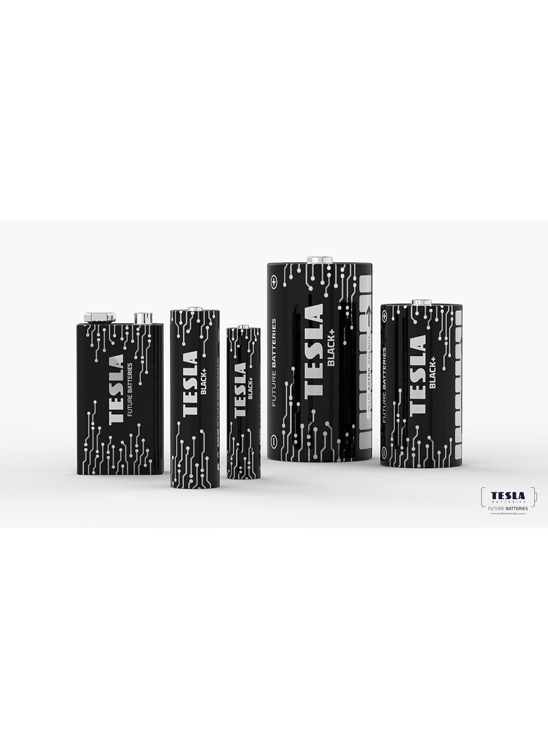 TESLA BATTERIES Tesla AAA Battery Black+ Alkaline - Plus Extra Energy Batteries Blister Foil LR03/1.5V Pack of 4 - Image 3