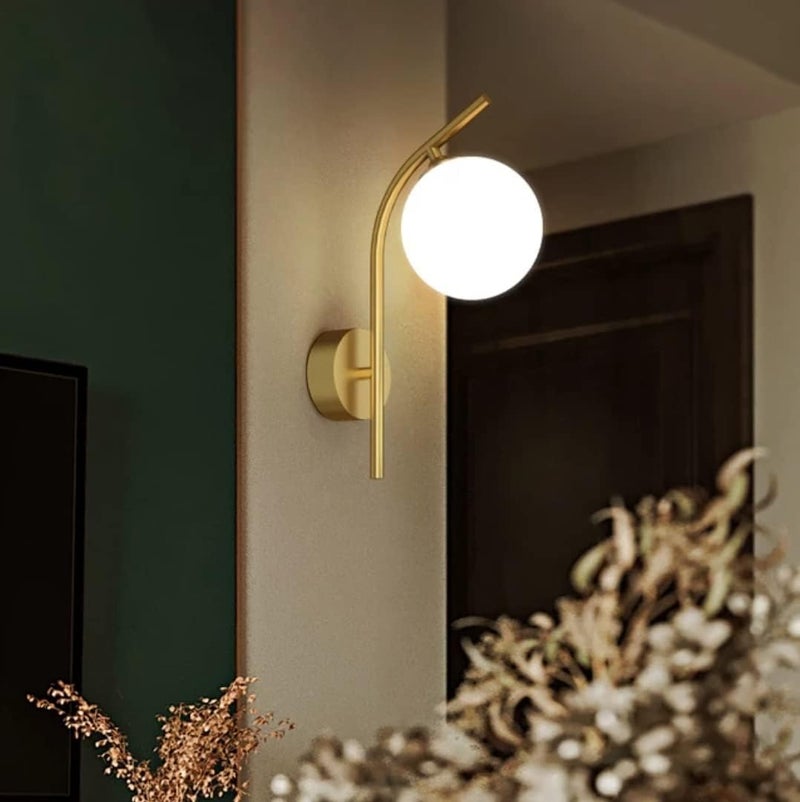 Lyse Decor Globe Shape Wall Lamps for Living Room/Offices/Bathroom and Wall Lights for Home Decoration/Restaurant.Cafe (Pack of 1) - Image 4