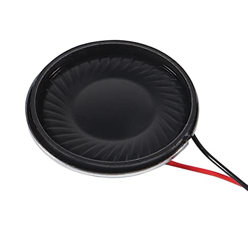 SHUTAO 8Pcs 8 Ohm 1W Speaker 8ohm Round 28mm Loud Speakers Compatible with Small Loudspeaker Audio MP3 MP4 Player Speaker 2Pin - Black - Image 2