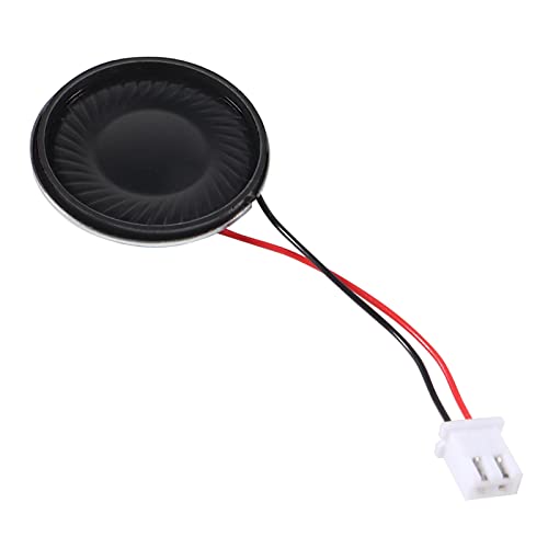 SHUTAO 8Pcs 8 Ohm 1W Speaker 8ohm Round 28mm Loud Speakers Compatible with Small Loudspeaker Audio MP3 MP4 Player Speaker 2Pin - Black - Image 4