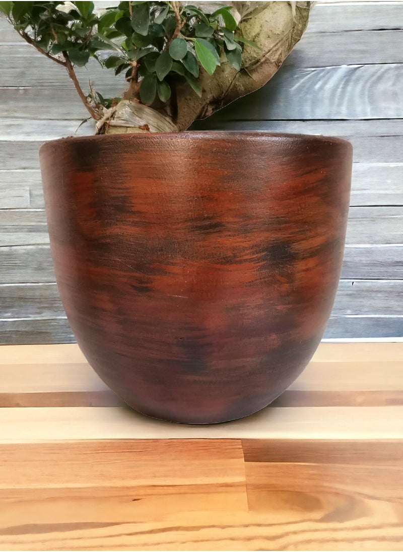 Shatla Shop Brown Decorative Pot for plants and cactus - for Office decoration & Home decor  - Image 2