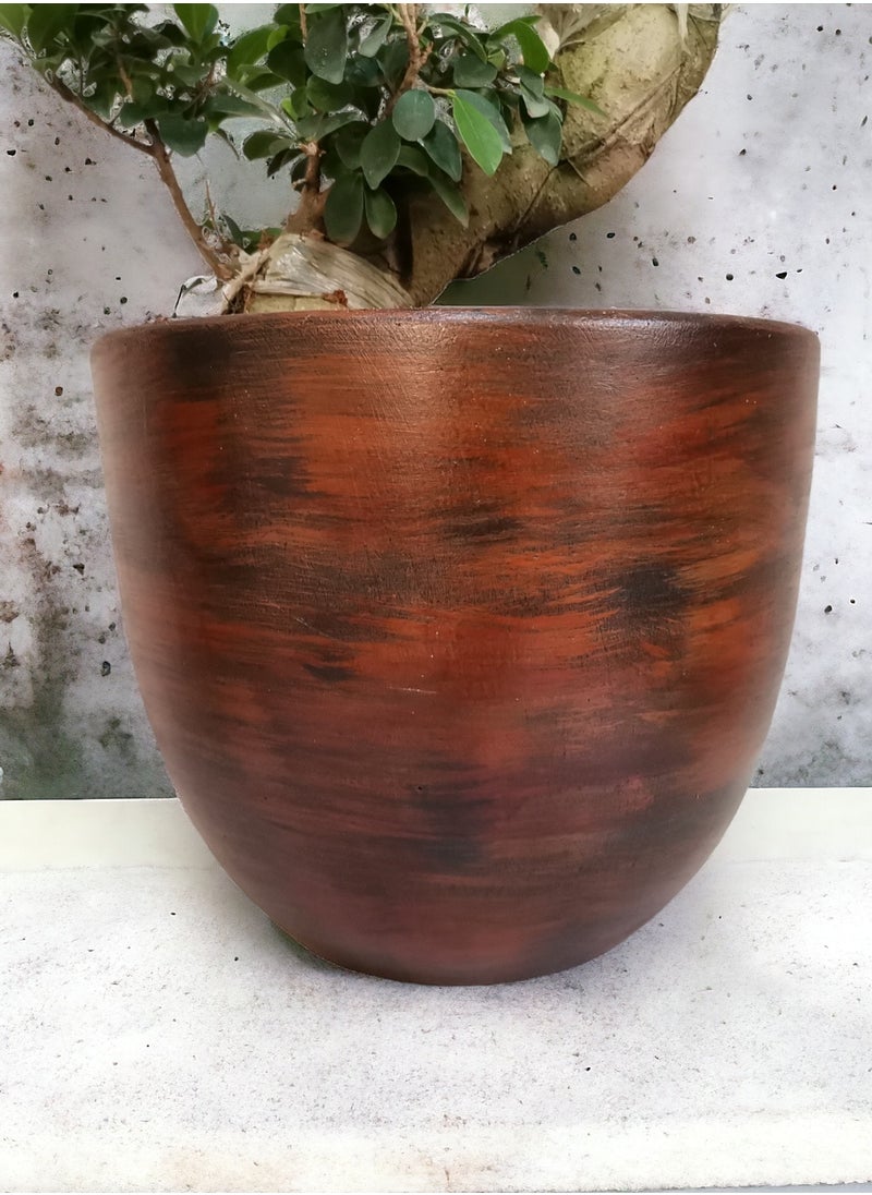 Shatla Shop Brown Decorative Pot for plants and cactus - for Office decoration & Home decor  - Image 3