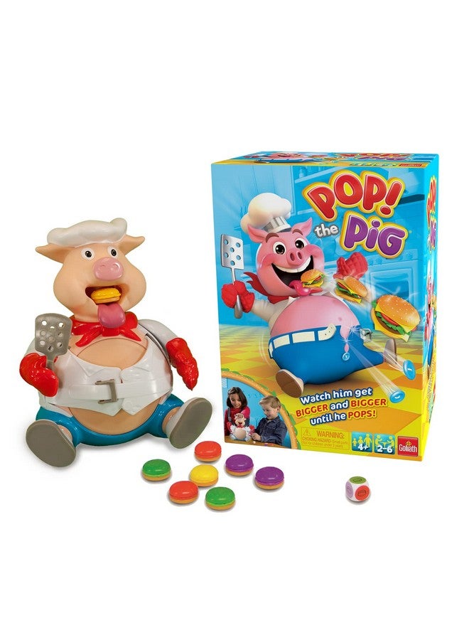 Goliath Pop The Pig (Bigger & Better) w/Greedy Granny Old Maid Card Game, Multi Color - Image 1