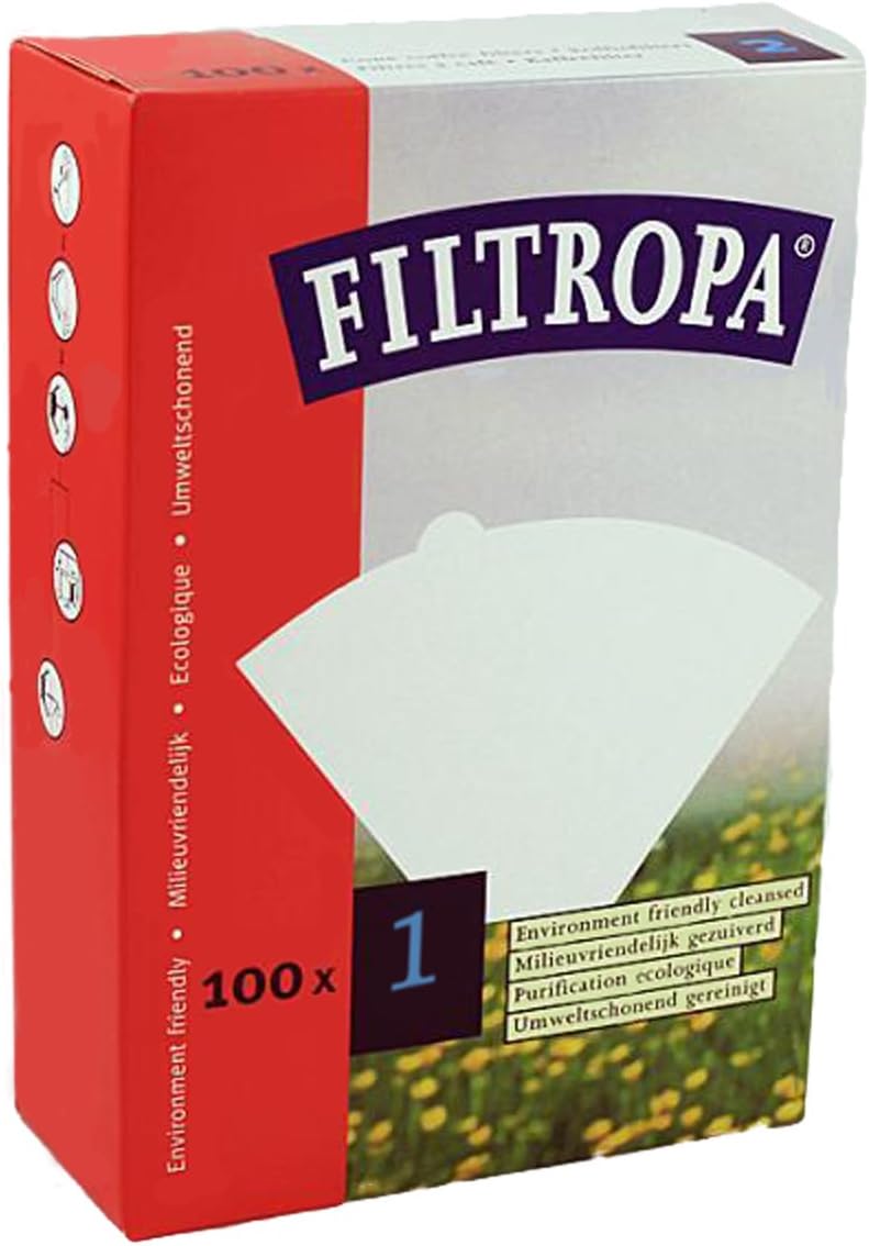 8610 Coffee 1-1 Box (100 Count), No. No. 1 Filter, White