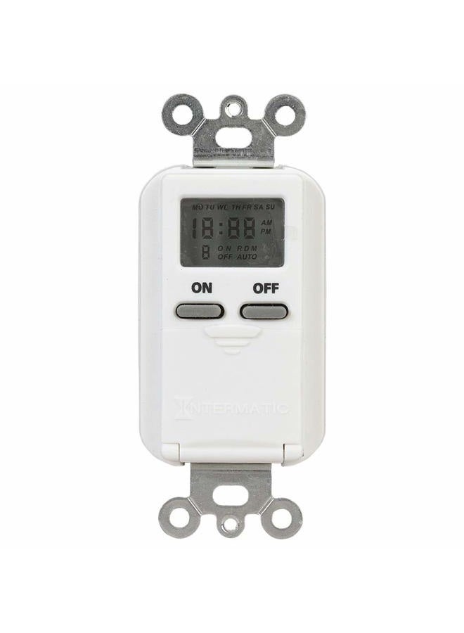 Intermatic EI500WC 7-Day Single-Pole Digital Time Switch, White - Image 2