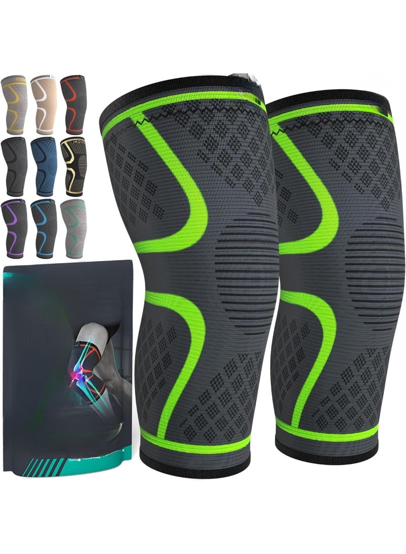 طقم دعم الركبة – دعامة قابلة للتنفس وقابلة للتعديل للرجال والنساء، مقاس صغير - Image 1