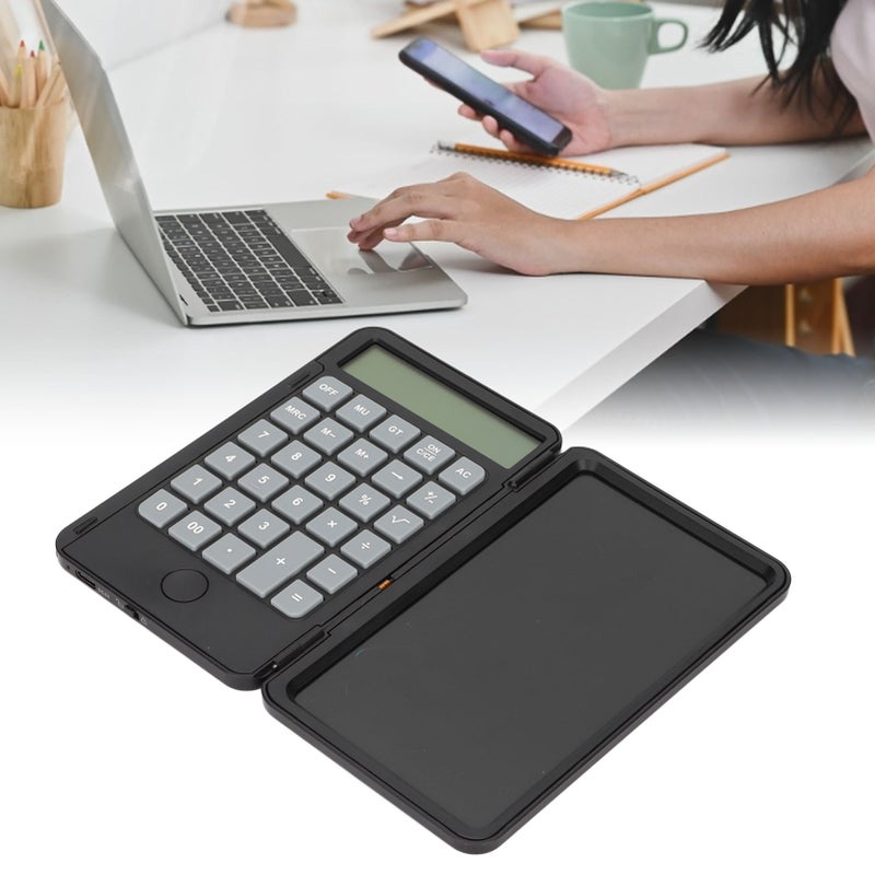 2 In 1 Scientific Calculator 6.5In Reusable Writing Board - Noiseless Button Pocket Calculator With Eyesight Protection for Office, Study And On-the-go Use - Image 5