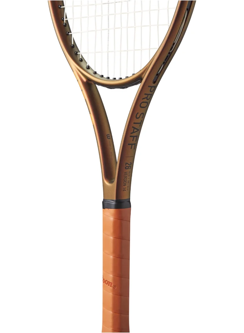 Wilson Pro Staff 26 V14 Tennis Racket For Junior - Orange