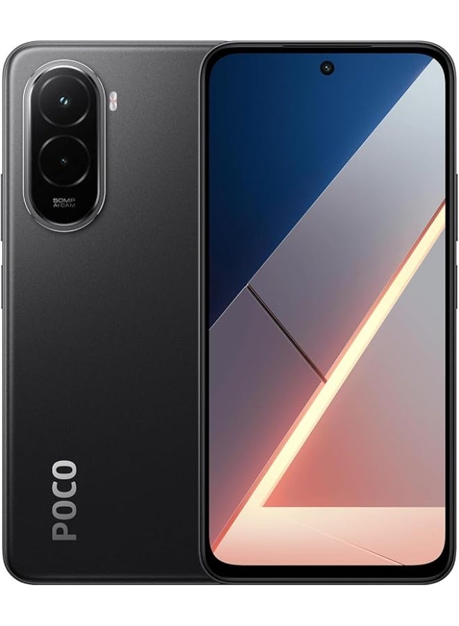 POCO M7 Dual SIM 4G Black 6GB RAM 128GB - Global Version - Image 1