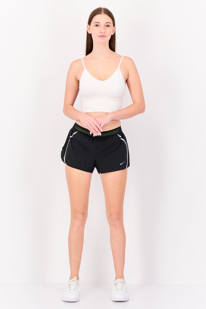 Nike Women Sportswear Fit 2 In One Running Shorts, Black - Image 4