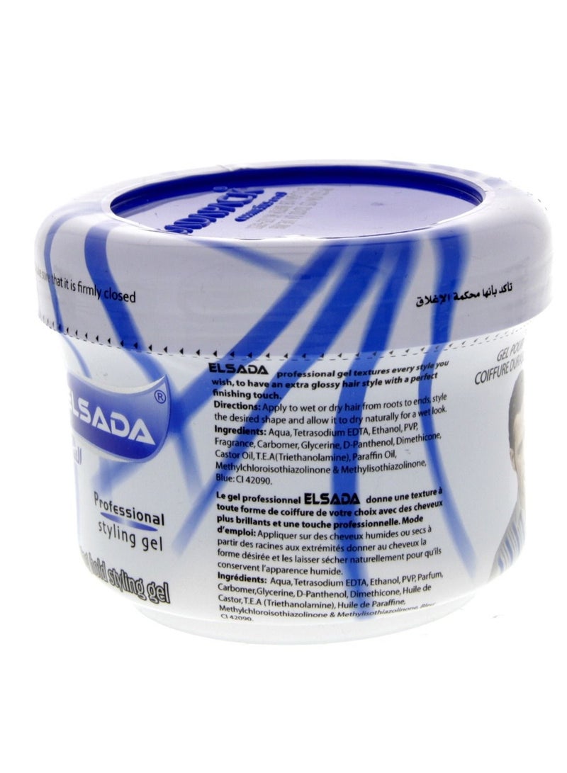 Elsada Professional Styling Gel Blue 250ml - Image 2