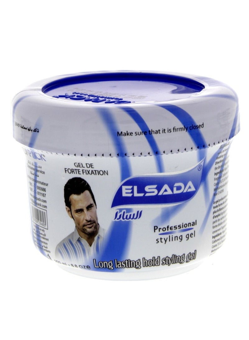 Elsada Professional Styling Gel Blue 250ml - Image 1