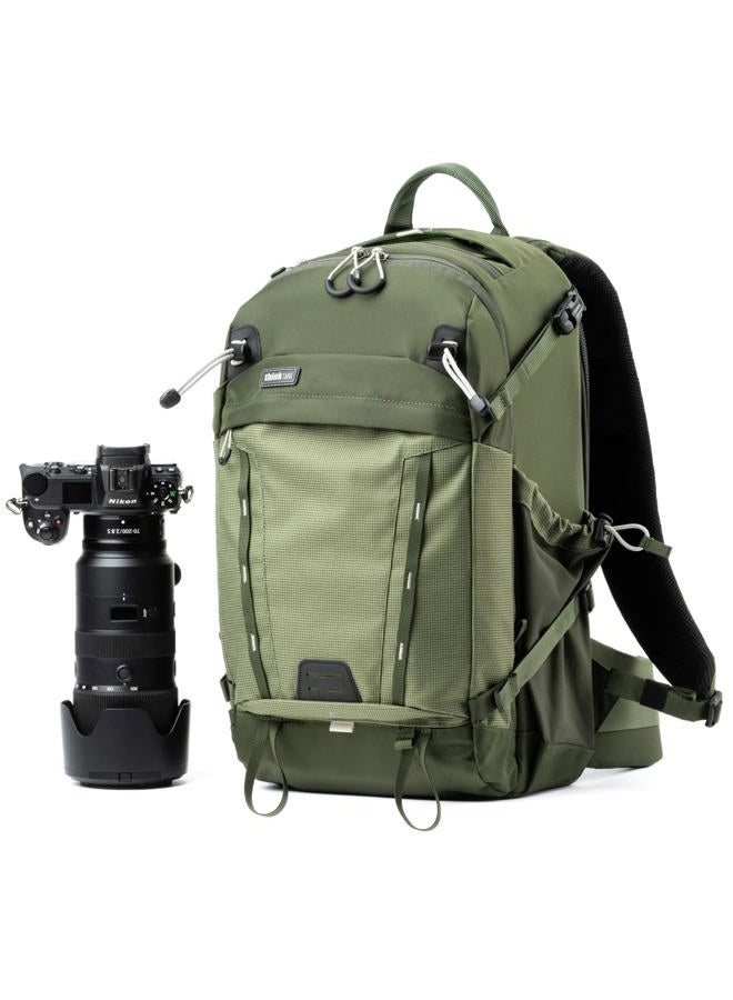 Think Tank BackLight 18L Camera Daypack Backpack for DSLR, Mirrorless, Photography and Video - Montane Green - Image 1