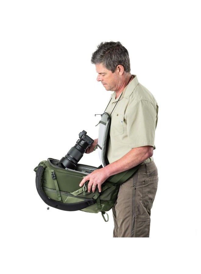 Think Tank BackLight 18L Camera Daypack Backpack for DSLR, Mirrorless, Photography and Video - Montane Green - Image 3