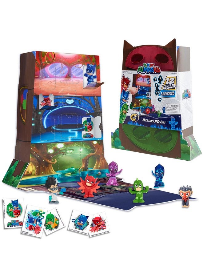Just Play PJ Masks Night Time Surprise Micros Figures HQ Box Set - Box 1, Collectible Figures, Kids Toys for Ages 3 Up by Just Play - Image 1