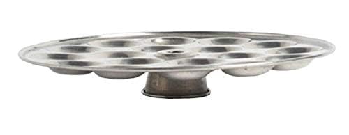 Dharam Paul Traders Stainless Steel Mini Idli Maker Stand | Podi idli Steamer with 4 Plates and 48 Cavities.12 Cavities in 1 Plate. - Image 5