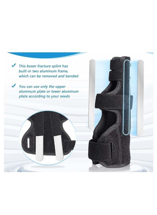Generic - Boxer Finger Splint and pinky Splint Support for Trigger Finger boxer's Fracture Finger Fracture Tendonitis Metacarpal Fracture Sprains Fits Both Left and Right HandM Size - Image 1