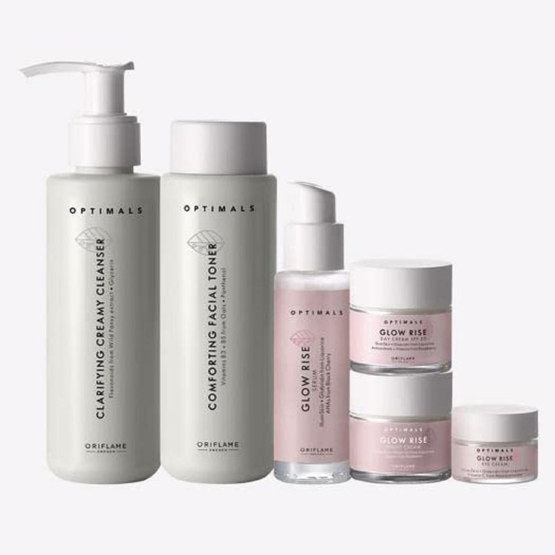 Oriflame Oriflame Glow Rise Set Cleanser Toner Eye Cream Day Cream Night Cream Serum - Image 1