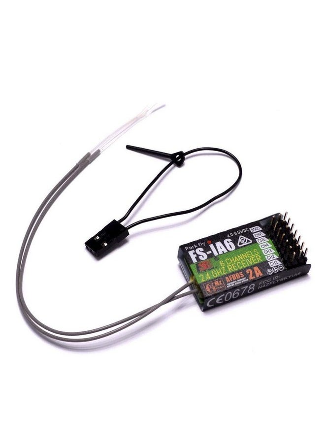 Flysky - Youngrc Flysky Fsia6 Receiver 2.4G 6Ch Remote Control Receiver With Double Antenna Compatible Fsi4 I6 I10 Gt2E Gt2F Gt2G Transmitter Rc210 (Fsia6 Receiver) - Image 1