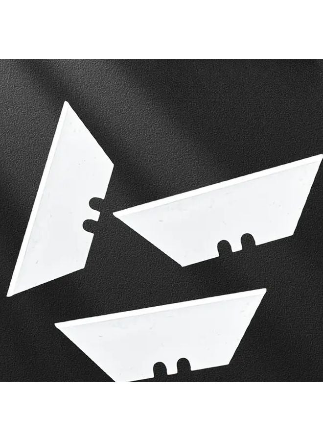 50Pcs Heavy Duty Trapezoid Art Replacement Blades Hardened Steel Scraping Box Cutter - Image 2