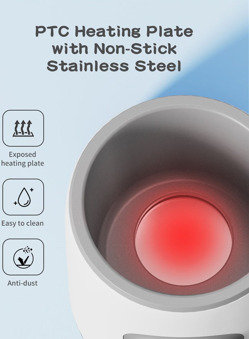 مارلا مول حليب الأطفال الترمس ، 8 في 1 زجاجة الرضيع الترمس السريع ، تنطبق على حليب الثدي أو حليب الثدي ، والتحكم في درجة الحرارة دقيقة ، 24 ساعة التخزين ، سخان الغذاء وإزالة الجليد ، تنطبق على جميع زجاجات الحليب ( أبيض ) - Image 4