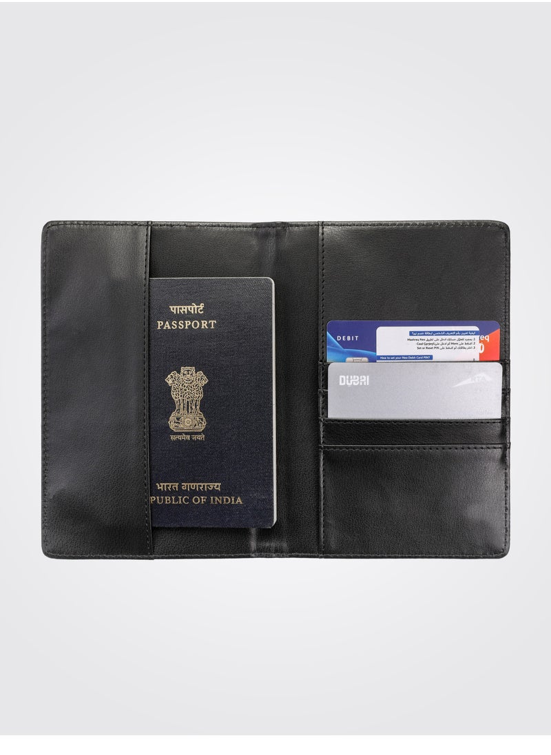 PARAJOHN - RFID Blocking Slim & Lightweight Genuine Leather Passport Holder Cover Case & Travel Wallet for Men And Women - Image 1