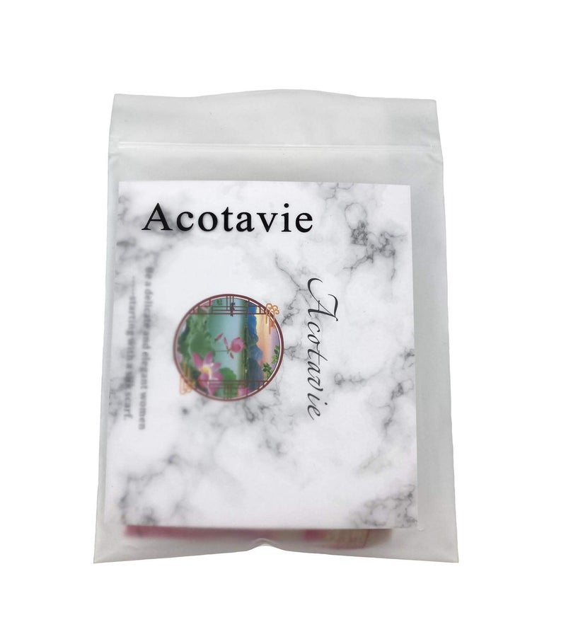Acotavie Scarfs for Women Lightweight Fashion Scarves Print Floral Pattern Scarf Shawl Wraps (C05) - Image 4