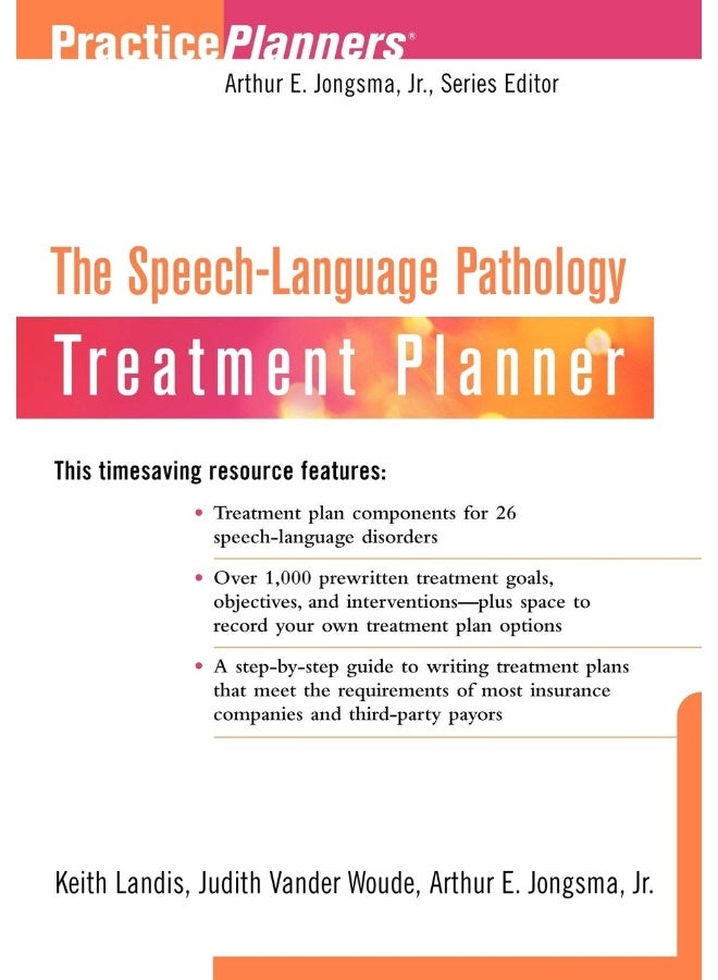 WILEY The Speech–Language Pathology Treatment Planner 