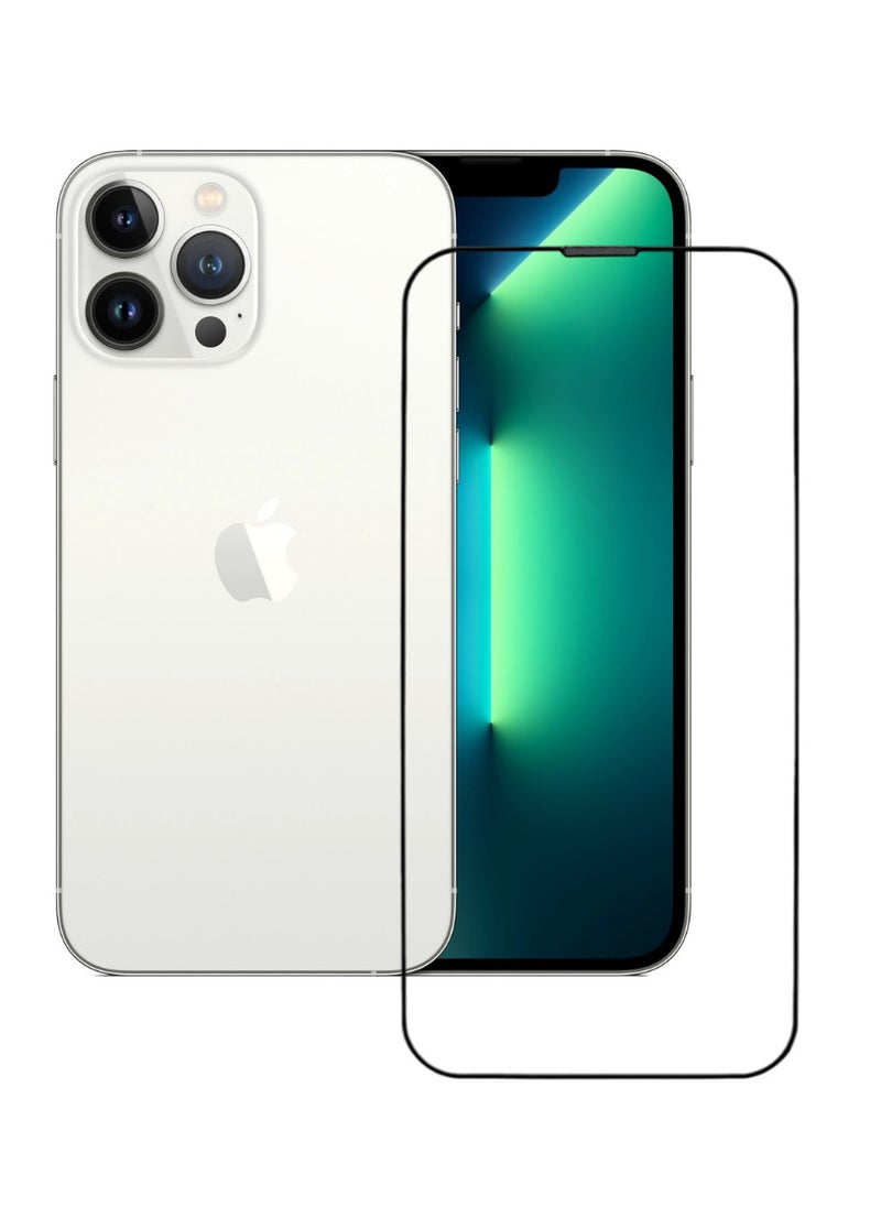 ACLIX Antistatic ESD Dustproof Premium Quality High Definition Tempered Glass Screen Protector Designed For  iPhone 13 Pro Max - Image 1