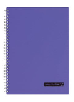 Maruman Sept Couleur 80-Sheet Septcouleur Notebook B5 Size Purple  - Image 1