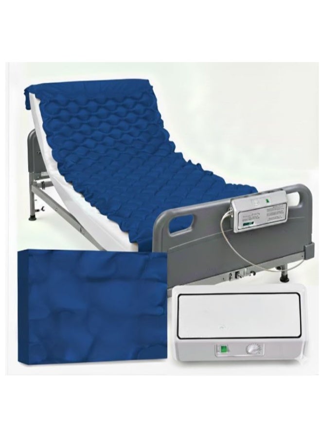 Alternating Pressure Air Mattress Pad with Electric Pump, Medical Air Mattress Topper 36 × 78 × 3 Inches for Hospital and Home Care Beds