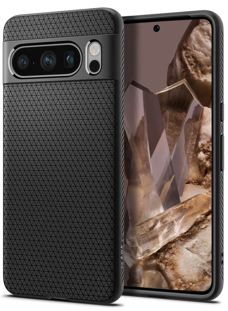 Spigen Liquid Air for Google Pixel 8 PRO Case Cover - Matte Black - Image 1