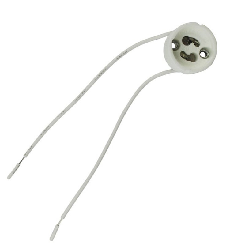 GU10 Lamp Holder Premium Ceramic Material - High Temperature Resistance GU10 Base Socket for GU10 LED Halogen Light Bulb Installation - Image 5