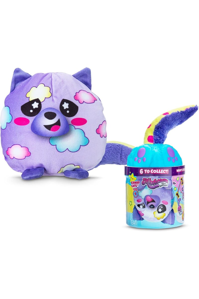 Basic Fun Misfittens Kawaii Plush Kitten - 6-inch Squishy Collectible (Each Sold Separately) - Image 3