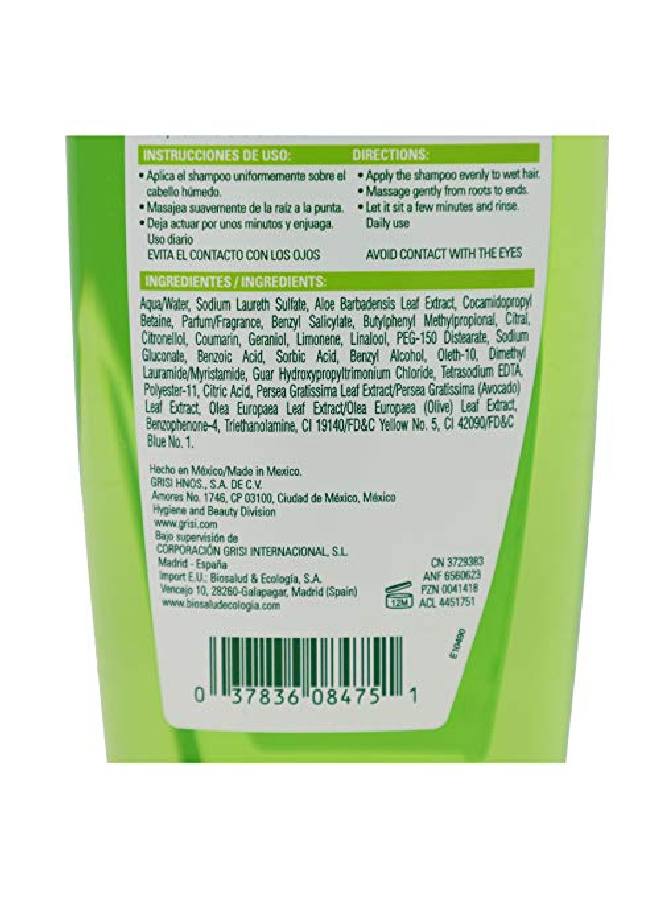 Grisi Aloe Vera Shampoo Moisturizing Shampoo With Aloe Vera Extract Parabenfree Hair Product For Soft And Shiny Hair 2Pack Of 13.5 Fl Oz Each 2 Bottles  - Image 5