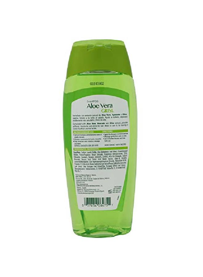 Grisi Aloe Vera Shampoo Moisturizing Shampoo With Aloe Vera Extract Parabenfree Hair Product For Soft And Shiny Hair 2Pack Of 13.5 Fl Oz Each 2 Bottles  - Image 3