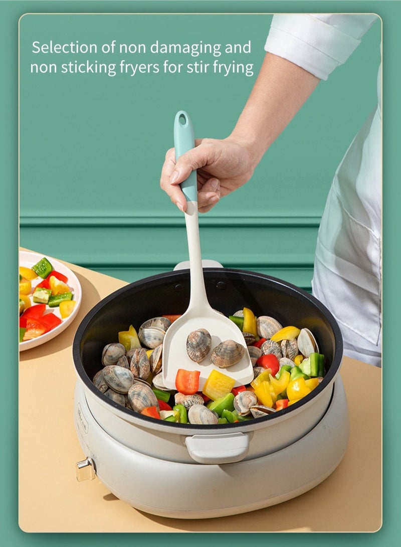 LIVQORA 4PCS Silicone Cooking Utensils Set – Heat Resistant to 446°F, BPA-Free, Scratch-Resistant for All Cookware, Dishwasher Safe, One-Piece Design - Image 4