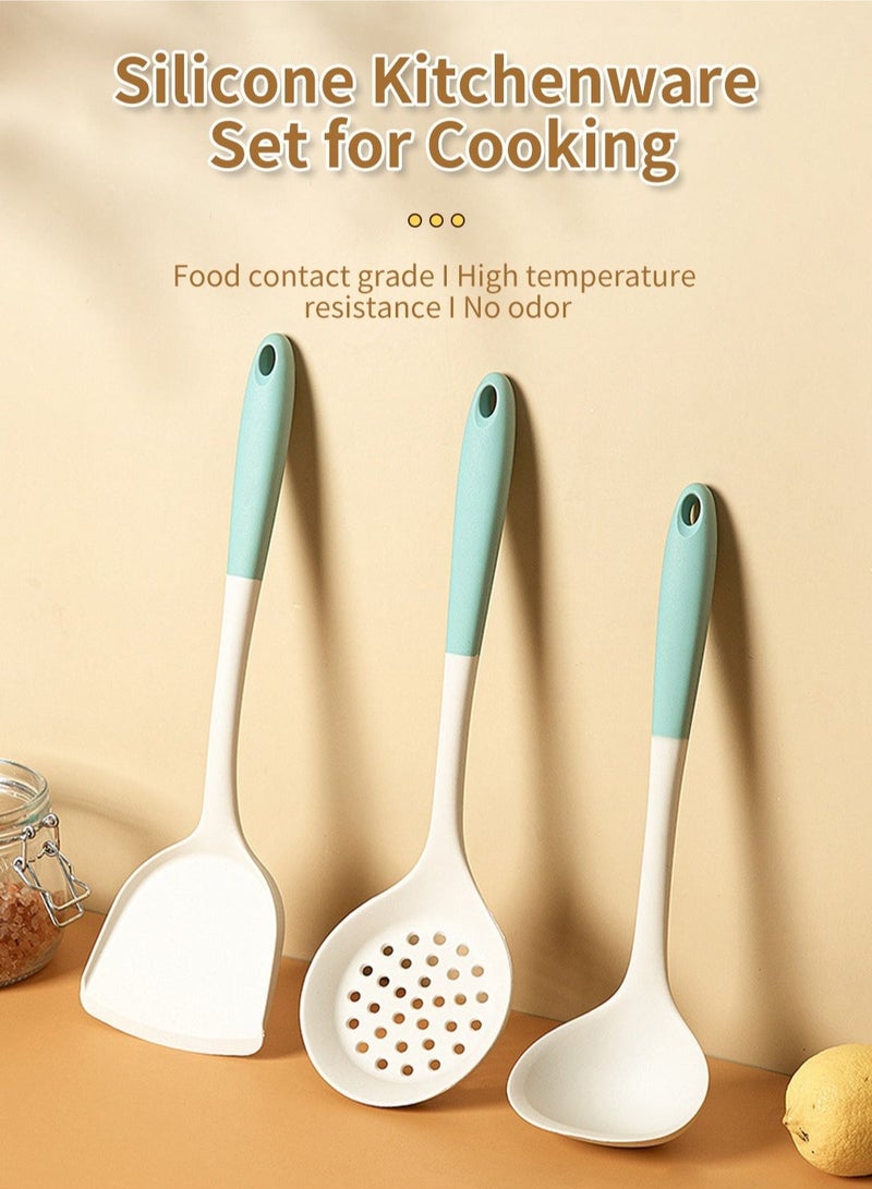 LIVQORA 4PCS Silicone Cooking Utensils Set – Heat Resistant to 446°F, BPA-Free, Scratch-Resistant for All Cookware, Dishwasher Safe, One-Piece Design - Image 2