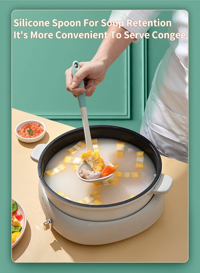 LIVQORA 4PCS Silicone Cooking Utensils Set – Heat Resistant to 446°F, BPA-Free, Scratch-Resistant for All Cookware, Dishwasher Safe, One-Piece Design - Image 5