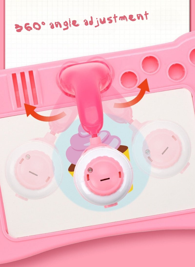 Kids Drawing Projector Table-Smart Learning Toy for Children  Projection Painting Table Easy to Clean Big Size(Pink)  - Image 5