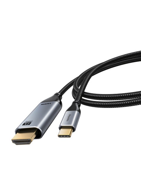 USB C to HDMI Cable, USB 3.1 Type C Thunderbolt 3 to HDMI 4K Ultra HD 60Hz, 1080P 120Hz UHD Adapter Supports HDCP 2.3, 4K High Dynamic Range (HDR), 3D visual effect