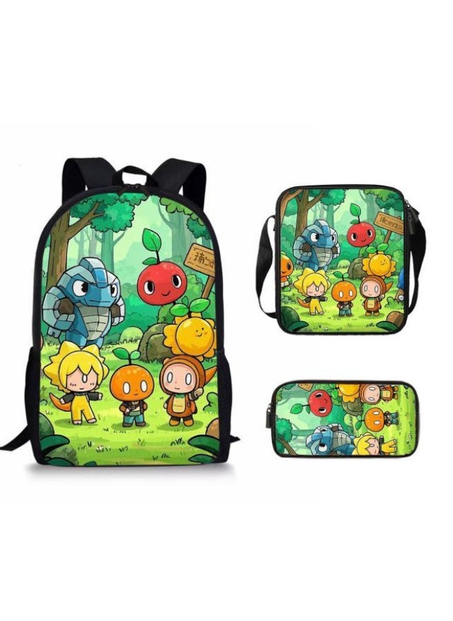 Generic Cartoon style universal three-piece schoolbag - 17  - Image 2